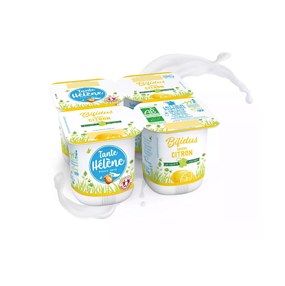 Бифидойогурт жирный Лимон1,6% жира органический магазин Glossary 