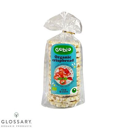 Хлебцы рисово-кукурузные органические Gobio,  магазин Glossary 