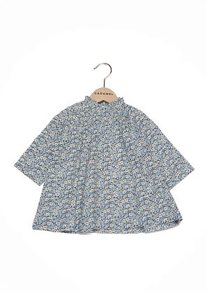 Платье для новорожденных синяя флора Caramel,  магазин Glossary 