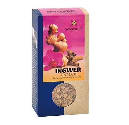Чай с пряностями органический "Энергия имбиря" Sonnentor,  магазин Glossary 