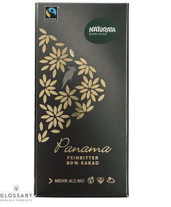Шоколад черный органический Панама 80% какао магазин Glossary 