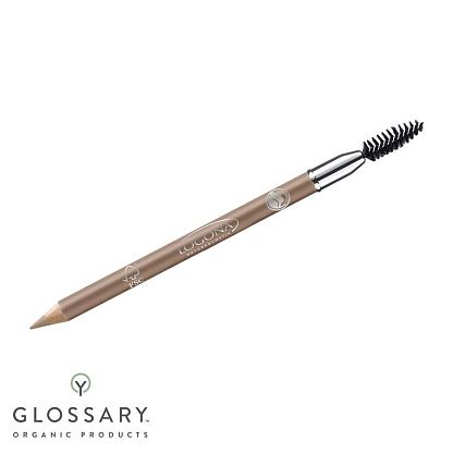 БИО-карандаш для бровей с щеточкой №1 Блонд Logona магазин Glossary 