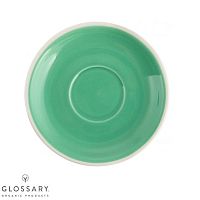 Блюдце зеленое Acme,  магазин Glossary 