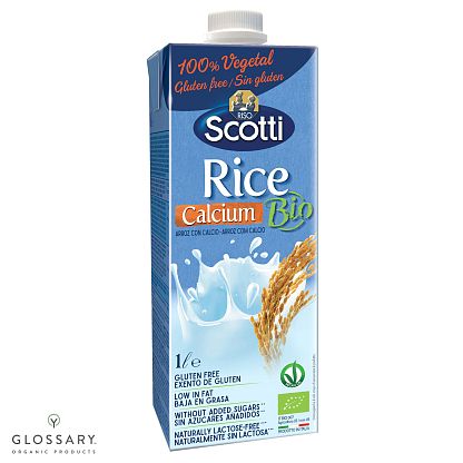 Напиток рисовый с кальцием органический Riso Scotti магазин Glossary 