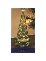 Елка светодиодная Вилма 23,5см зеленая, Sirius магазин Glossary 