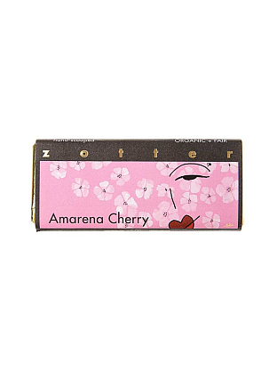 Шоколад молочный с вишневым муссом Амарена, Zotter магазин Glossary 