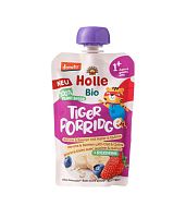 Детское питание "Тигр" с бананом, ягодами, овсом, киноа пюре органическое (с 12 месяцев) Holle,  магазин Glossary 