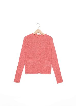 Трикотажный кардиган клубничный Caramel, магазин Glossary 