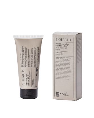 M&S Lift Effect Face Mask - Raspberry Маска каолиновая с эффектом лифтинга и разглаживания кожи Bioearth,  магазин Glossary 