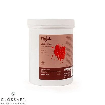 Порошок красной глины  (для всех типов кожи) Najel,  магазин Glossary 