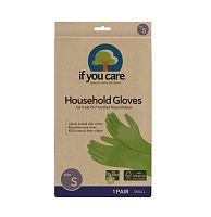 Перчатки латексные зеленые Small, If You Care магазин Glossary 