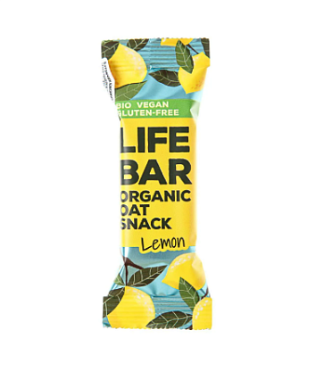 Батончик овсяный Лимон органический Lifebar Lifefood магазин Glossary 