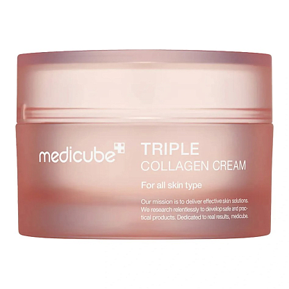 Увлажняющий крем с коллагеном и гиалуроновой кислотой Medicube Triple Collagen Cream 4.0 магазин Glossary 