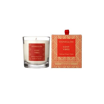 Свеча ароматизированная "Уютная атмосфера" (тумблер) Seasonal Collection, Stoneglow магазин Glossary 