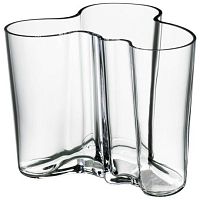 Ваза стеклянная прозрачная Aalto, Iittala магазин Glossary 