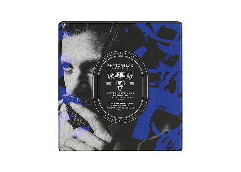 Набор GROOMING KIT - СРЕДСТВО ДЛЯ ОЧИЩЕНИЯ 2в1 - Борода/Лицо + ВОСК ДЛЯ ФОРМИРОВАНИЯ БОРОДЫ & ВОЛОС Phytorelax магазин Glossary 