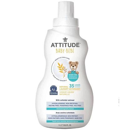 Средство для стирки детских вещей Sensitive Skin Attitude магазин Glossary 
