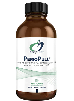 PerioPull - Ополаскиватель для полости рта с MCT и ферментами (мята) Designs for Health магазин Glossary 