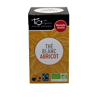 Чай белый с абрикосовым ароматом неферментированный в пакетиках Touch Organic, магазин Glossary 