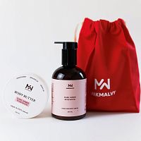 Праздничный набор для тела DARK AMBER ROSEWOOD (мини) Mak Malvy,  магазин Glossary 