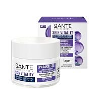  БИО-Крем для лица против морщин SKIN VITALITY ночной разглаживающий Sante,  магазин Glossary 
