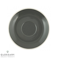 Блюдце серое Acme,  магазин Glossary 