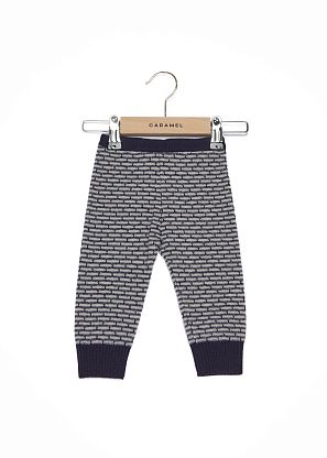 Вязаные леггинсы для младенца Паслин жаккард Caramel,  магазин Glossary 