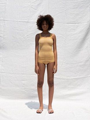 JACQUARD KNIT SWIM-SUIT Y Missing You Already магазин Glossary 