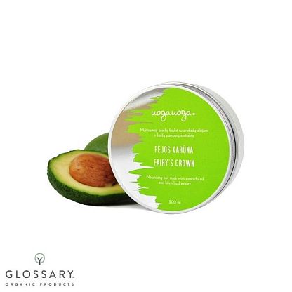 Маска для волос с маслом авокадо и березовыми почками Uoga Uoga /  магазин Glossary 