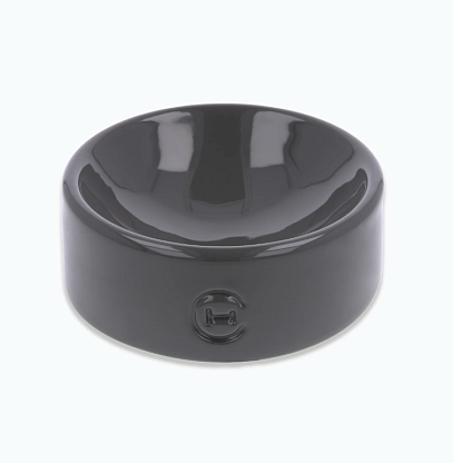 Керамическая миска со сферическим дном Bowl Gray, Harley and Cho магазин Glossary 