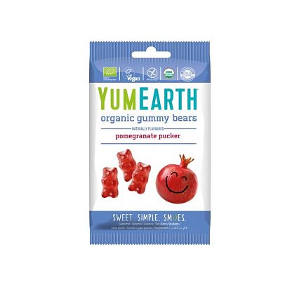 Конфеты жевательные мишки гранат YumEarth,  магазин Glossary 