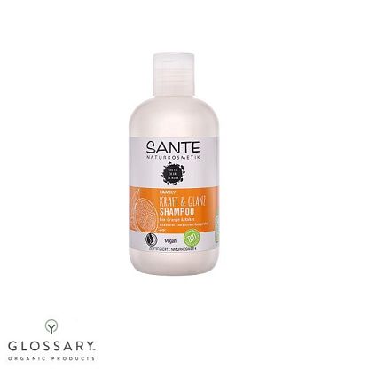 БИО-Шампунь для блеска и объема волос Апельсин и Кокос (для всей семьи) Sante магазин Glossary 
