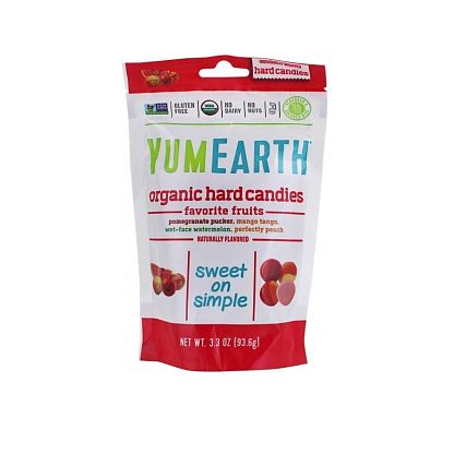 Леденцы освежающие-фруктовые YumEarth,  магазин Glossary 